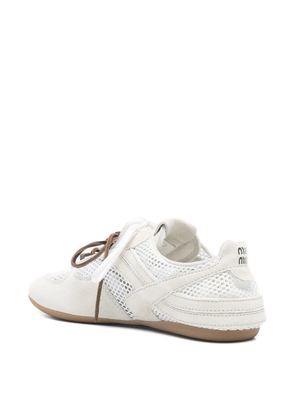 Miu Sneakers met mesh vlak Wit