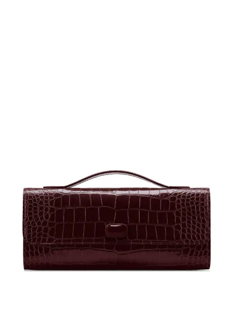 Jeffrey Levinson Alex crocodile-effect clutch bag