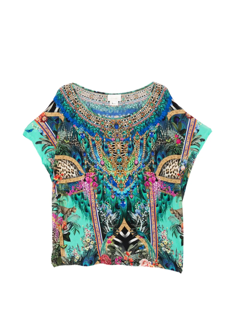 Camilla Animal Alchemy loose-fit T-shirt - Verde