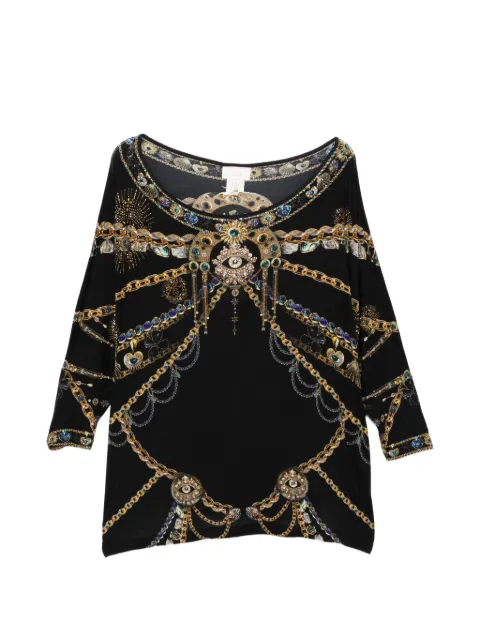 Camilla Amulets And Alchemy scoop-neck T-shirt