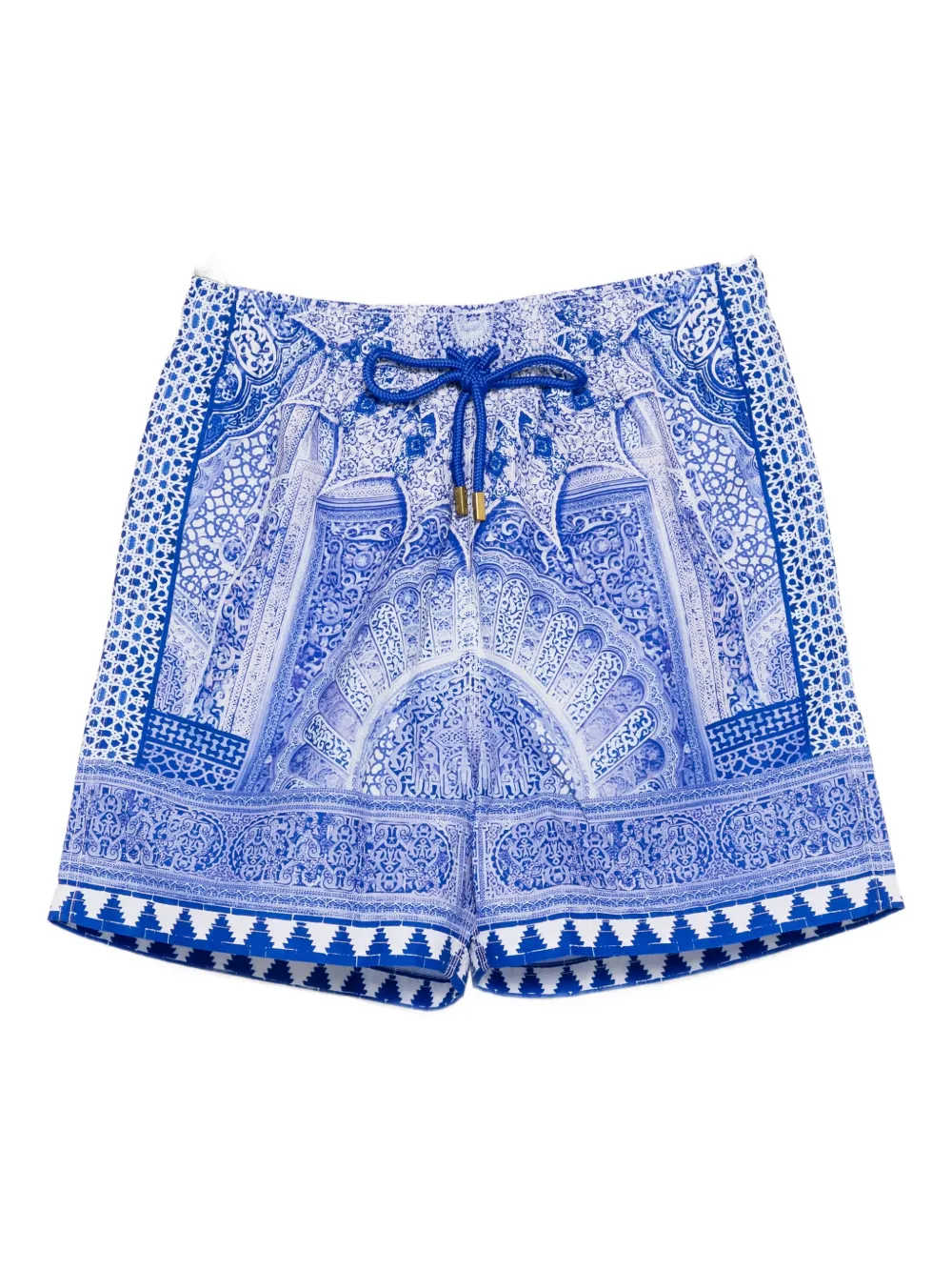 Camilla Mid Length Boardshort With Elastic Waist The Bosphorous - Blu