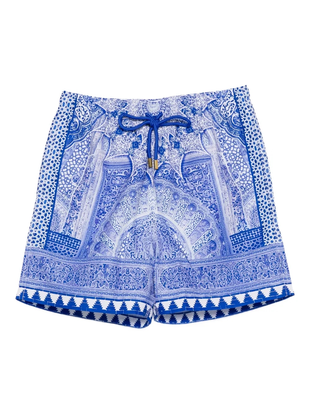 Camilla Mid Length Boardshort With Elastic Waist The Bosphorous | Blue | Image 1