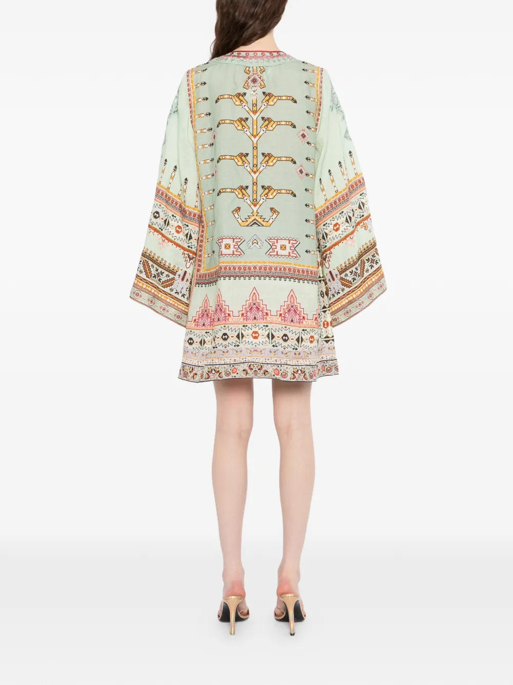 Camilla Legend Has It tuniek met diepe V-hals Groen