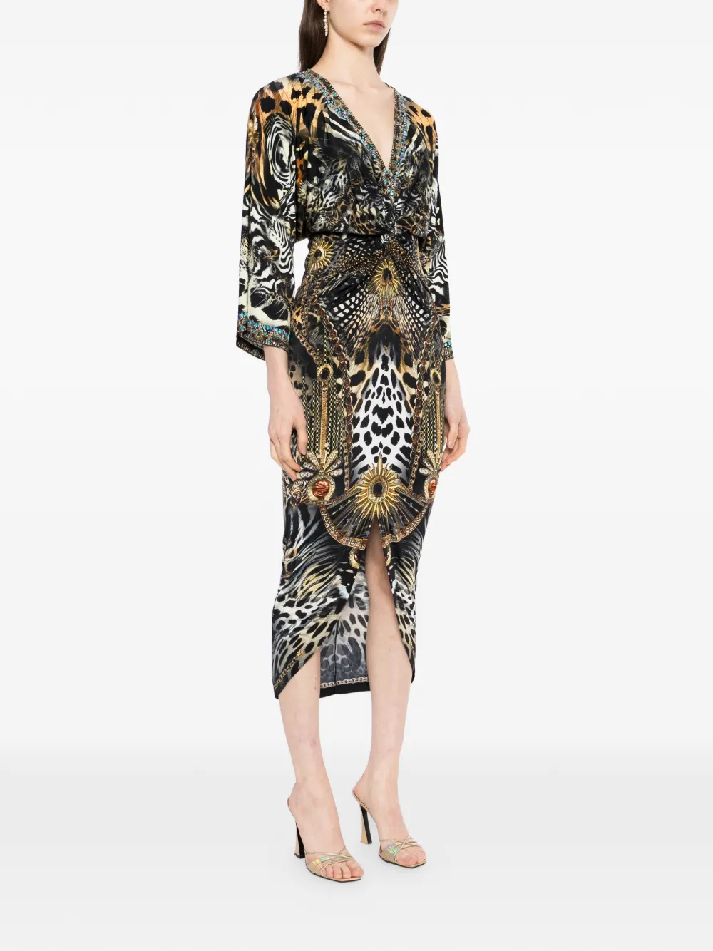  Camilla Feline Folklore Dress - Black 