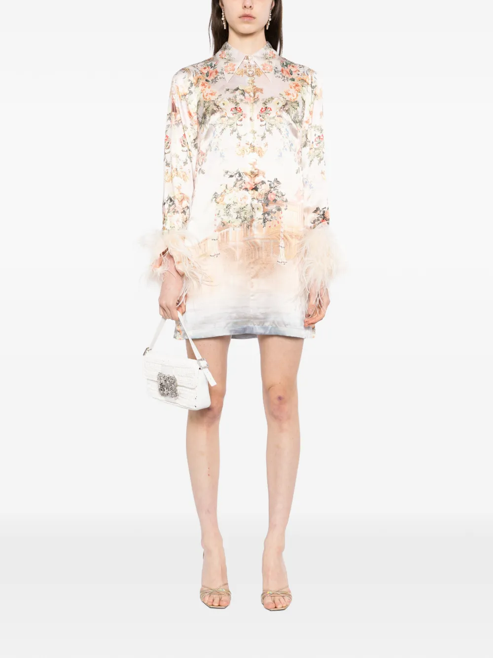 Camilla Twilight In Istanbul mini-blousejurk Beige