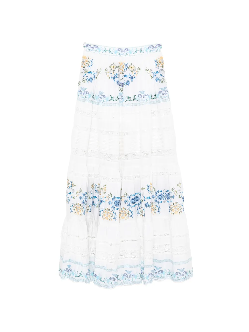 Camilla My Homespun Heart maxi skirt - Bianco