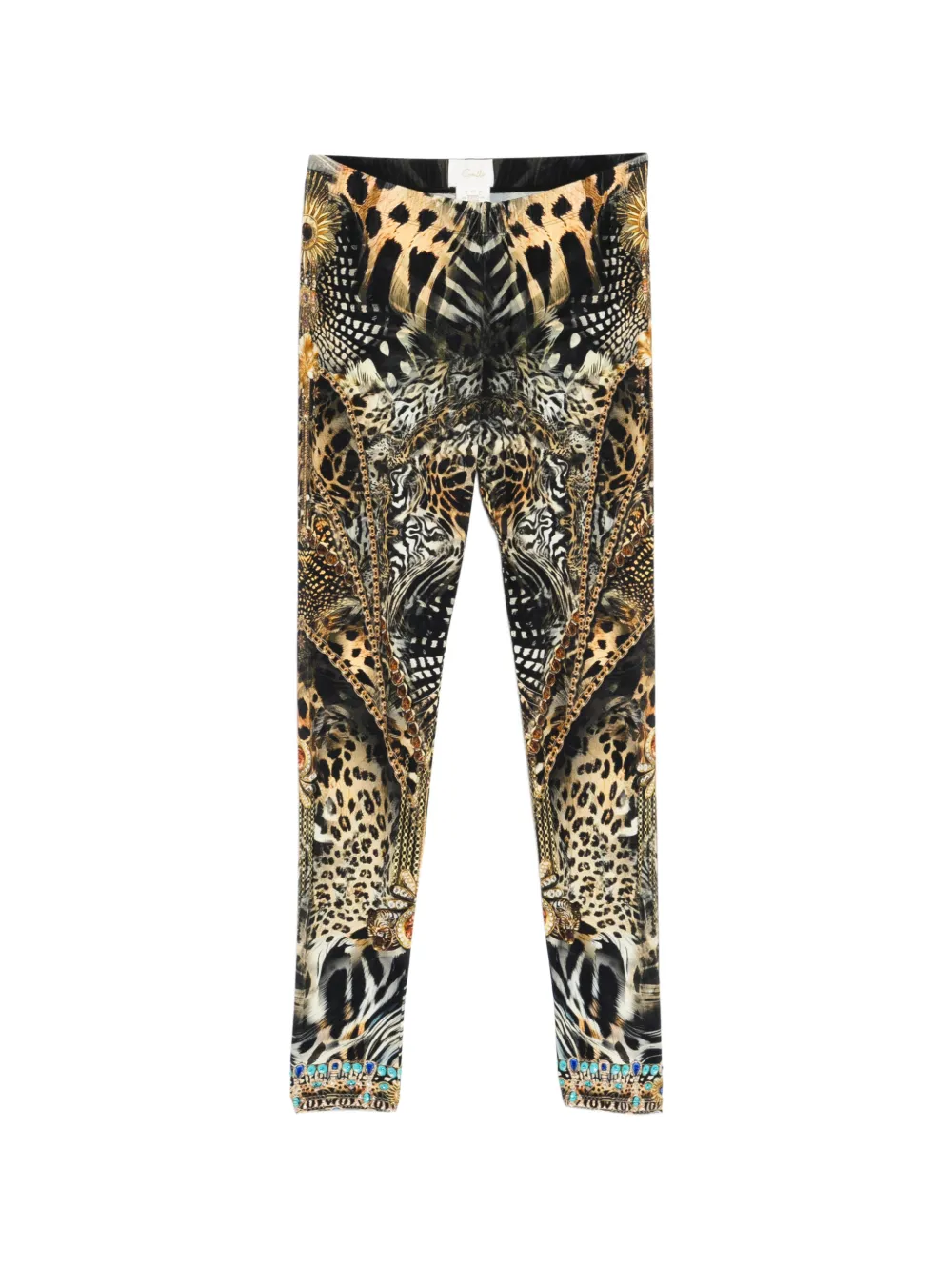 Camilla Feline Folklore leggings - Nero