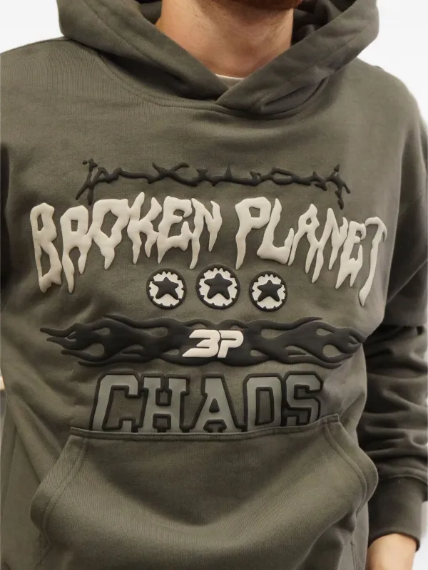 BROKEN PLANET Suéter Chaos Com Gráfico | Cinza | FARFETCH BR
