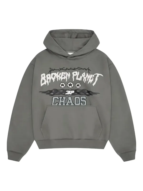 BROKEN PLANET Suéter Chaos Com Gráfico | Cinza | FARFETCH BR