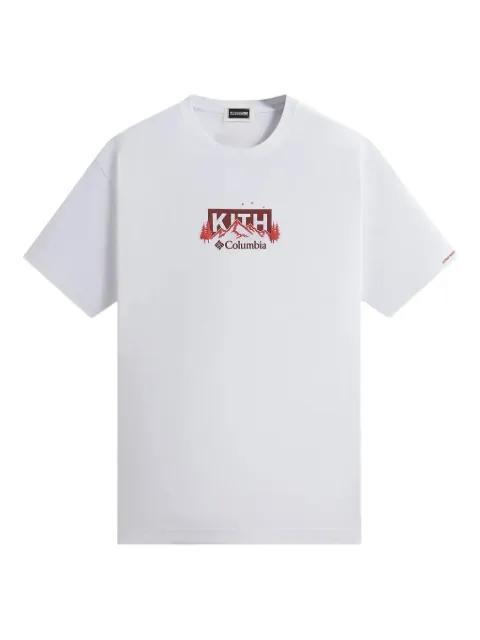 KITH x Columbia Landscape logo-tee T-shirt