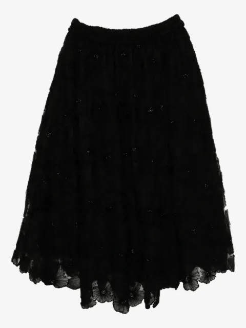 Biyan mid-length gathered skirt 