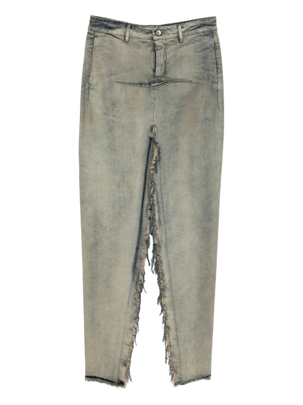 Rick Owens Sliced denim skirt | Blue | Image 1