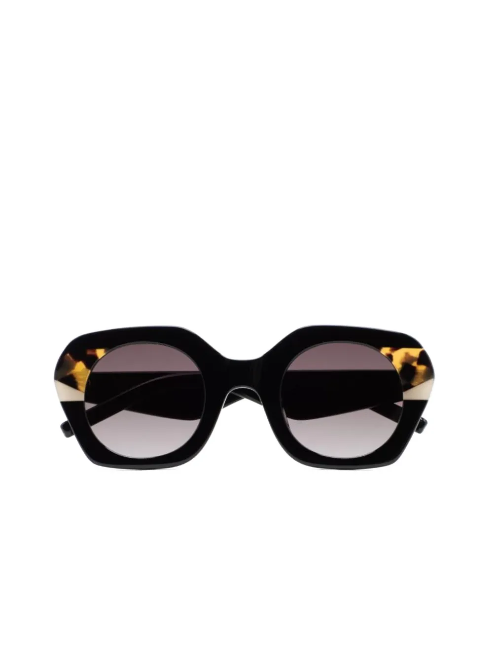 Kaleos Voyter geometric-frame sunglasses - Zwart