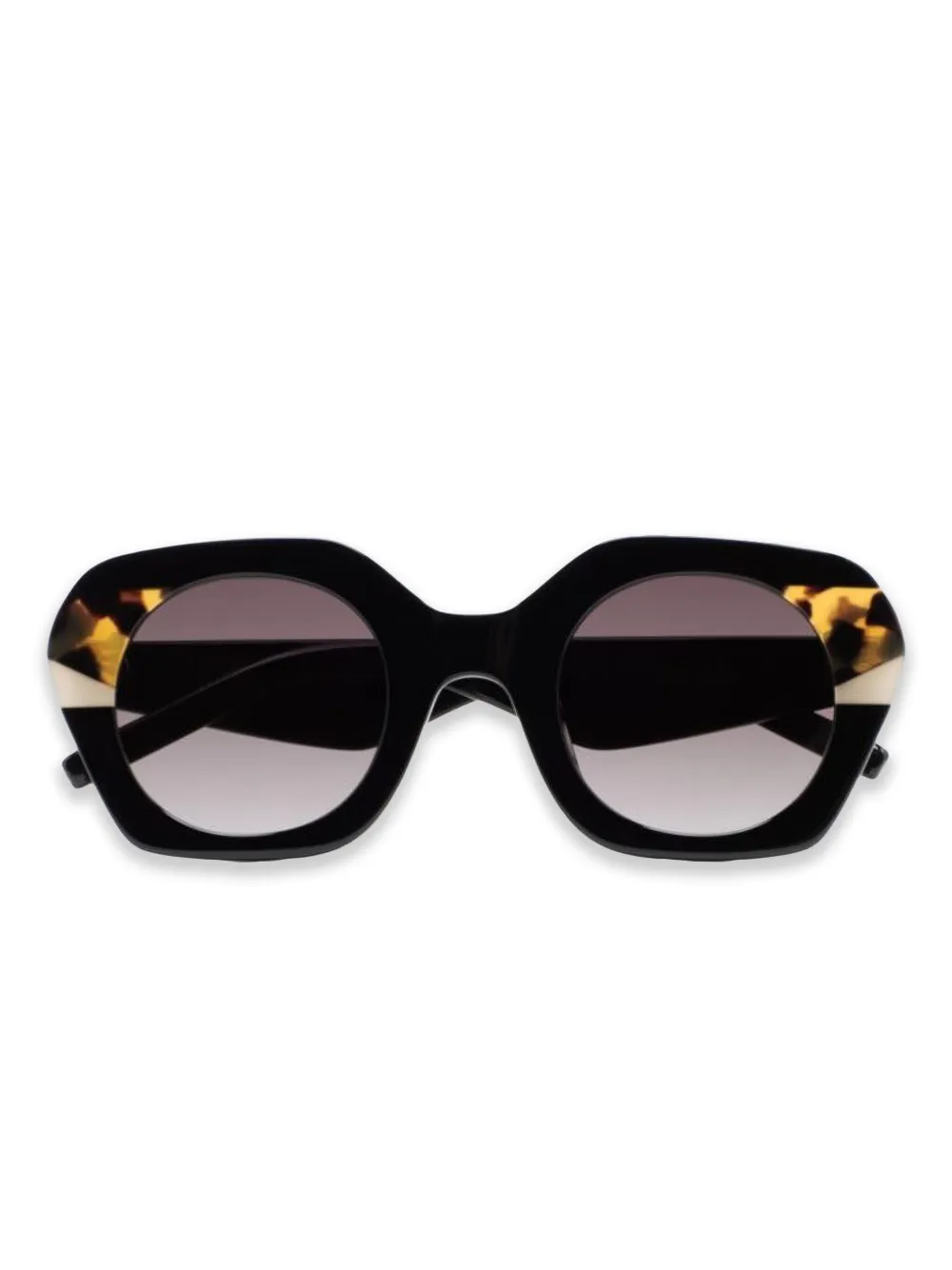 Kaleos Voyter geometric-frame sunglasses | Black | Image 1
