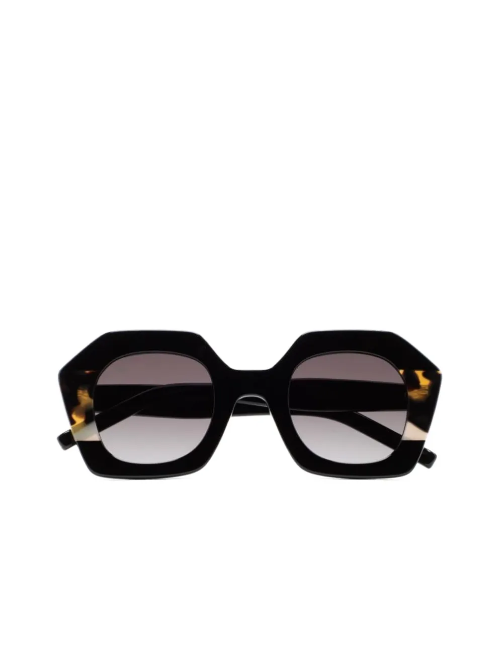Kaleos Pavicic geometric sunglasses - Zwart