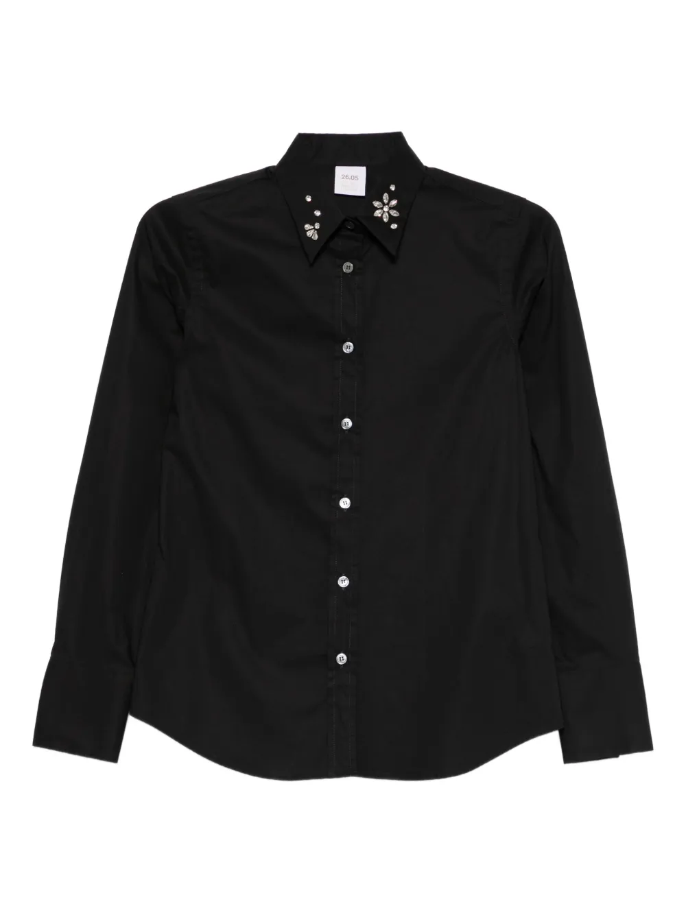 Caliban camisa manga larga con detalles | negro | Image 1