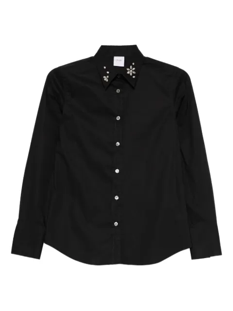 Caliban embellished long-sleeved shirt 