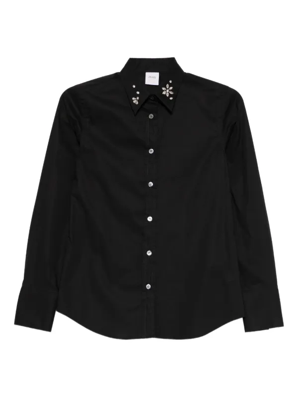 caliban dress shirts Caliban Embellished Long-sleeved Women Shirt