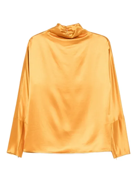 Isabelle Blanche satin blouse