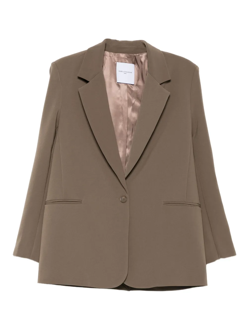 Isabelle Blanche single-breasted blazer | Brown | Image 1