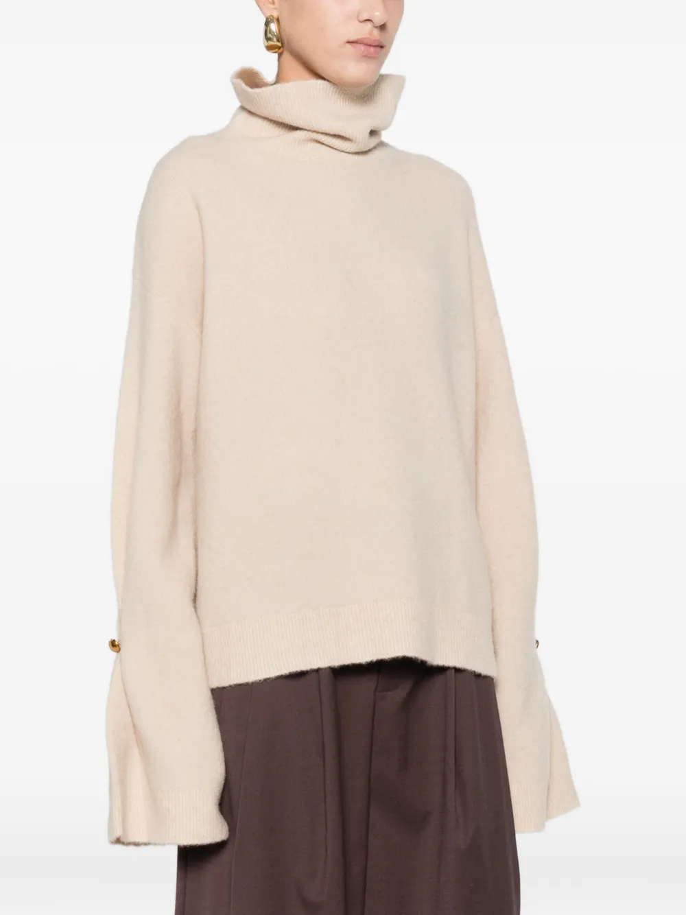 Isabelle Blanche Coltrui van kasjmiermix Beige