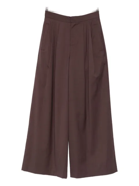 Isabelle Blanche pleat-detail trousers
