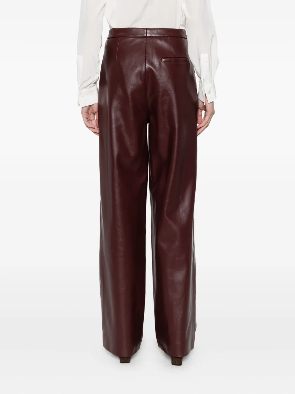 Isabelle Blanche High waist broek Rood