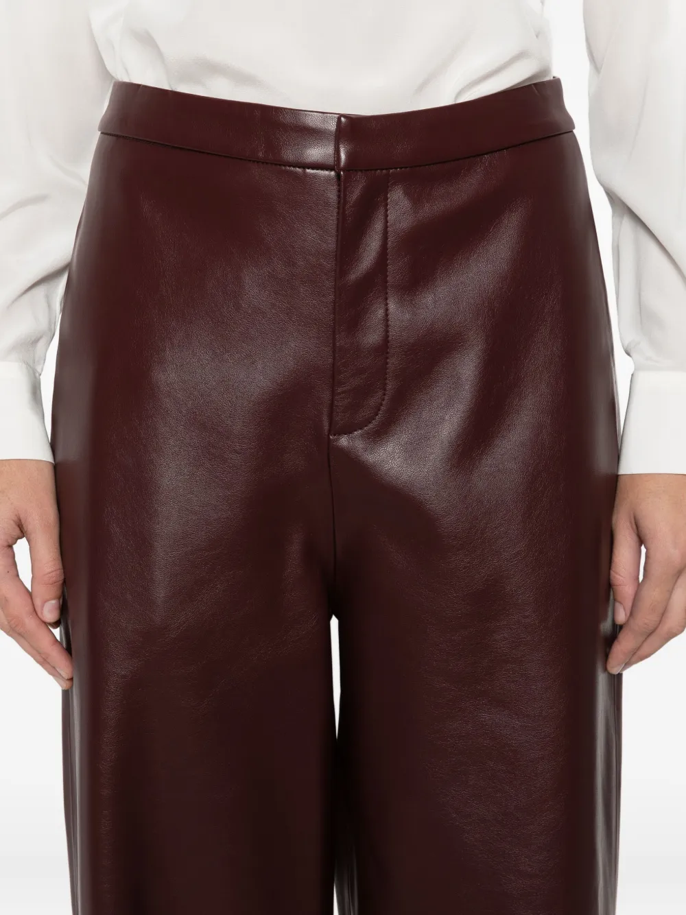 Isabelle Blanche High waist broek Rood