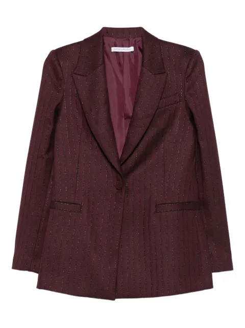 MAR DE MARGARITAS pinstripe-print single-breasted blazer