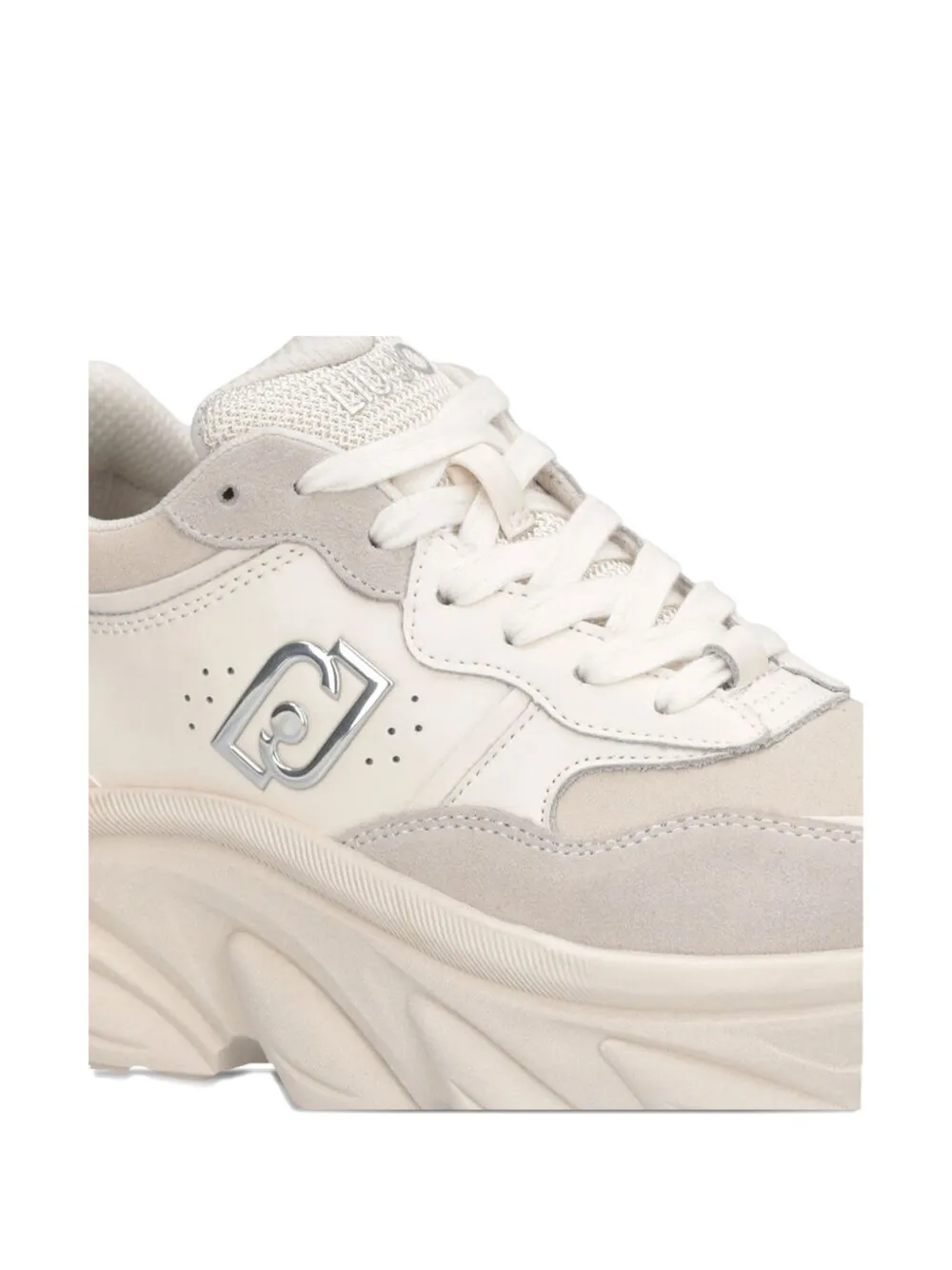 LIU JO 60 mm Steffy 01 sneakers met logo Beige