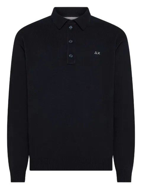 Sun68 playera tipo polo con logo bordado