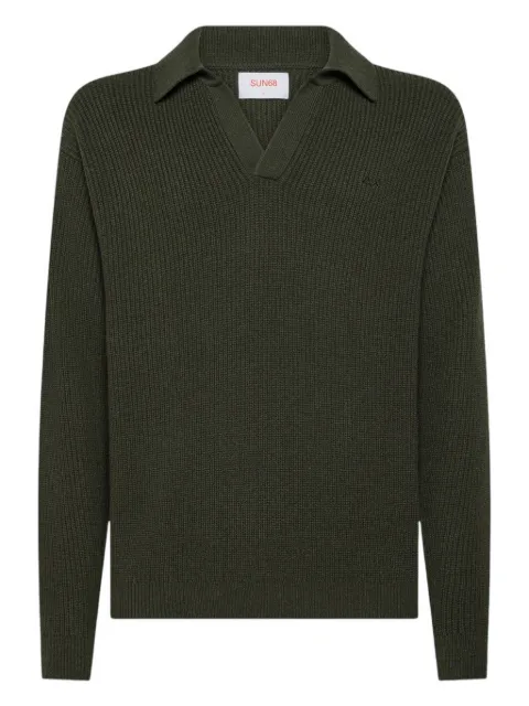 Sun68 polo-collar sweater