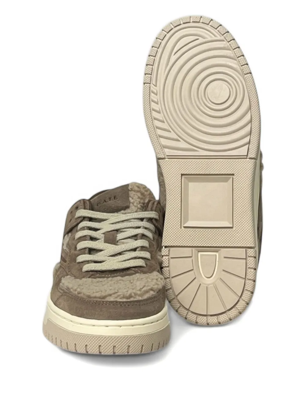 Date Torneo Teddy sneakers met suède detail Bruin