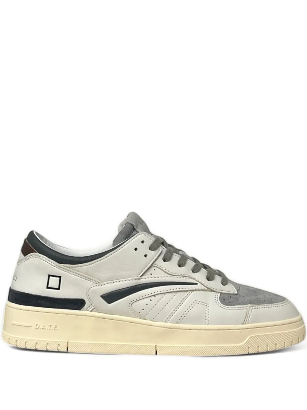 Date Torneo sneakers met suède vlak Wit