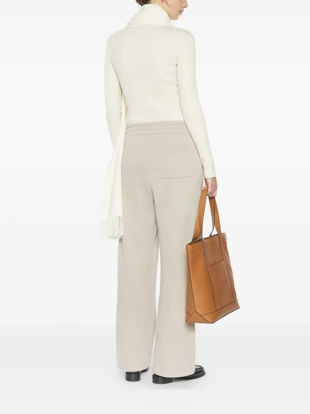 Maison Kitsuné Drawstring-detail Track Pants In Neutral