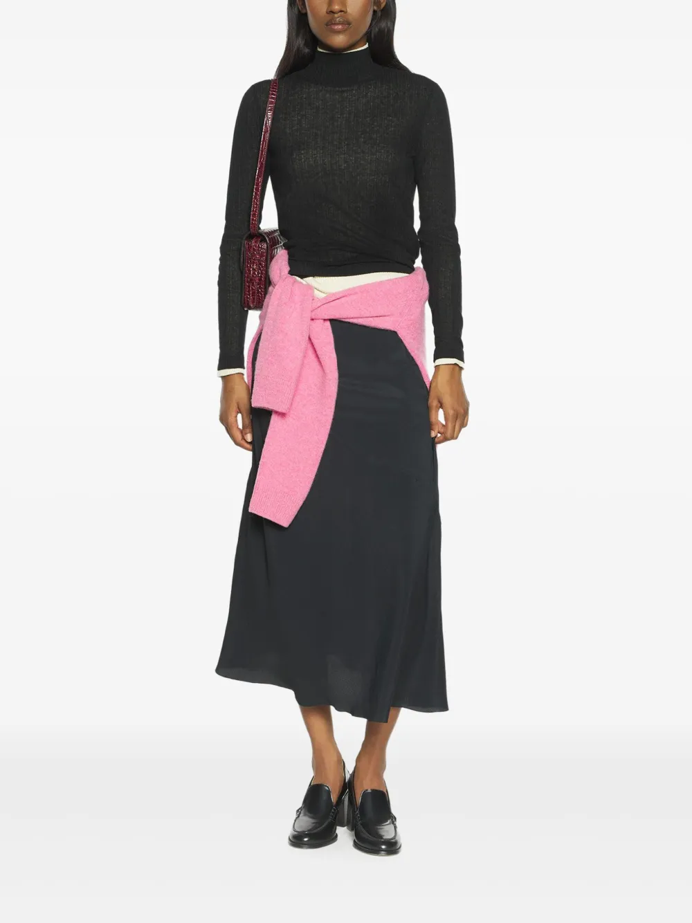 Maison Kitsuné Top met col Zwart