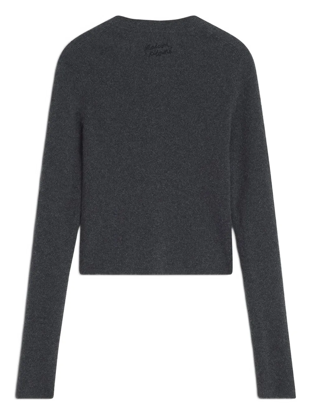 Maison Kitsuné Long-sleeves Buttoned Cardigan In Gray