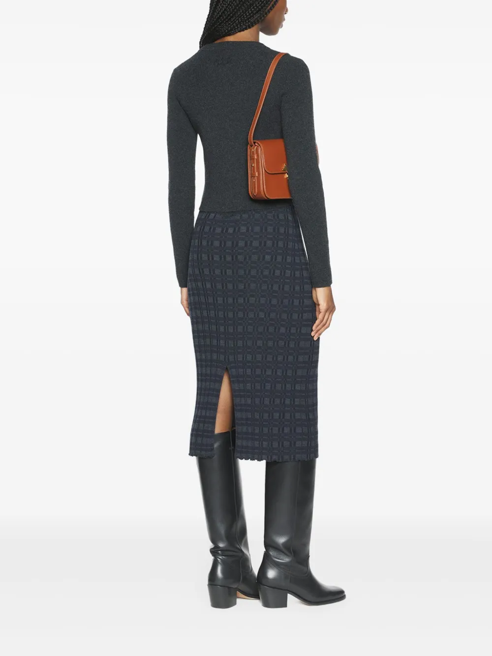 Maison Kitsuné Vest met lange mouwen en knopen Grijs