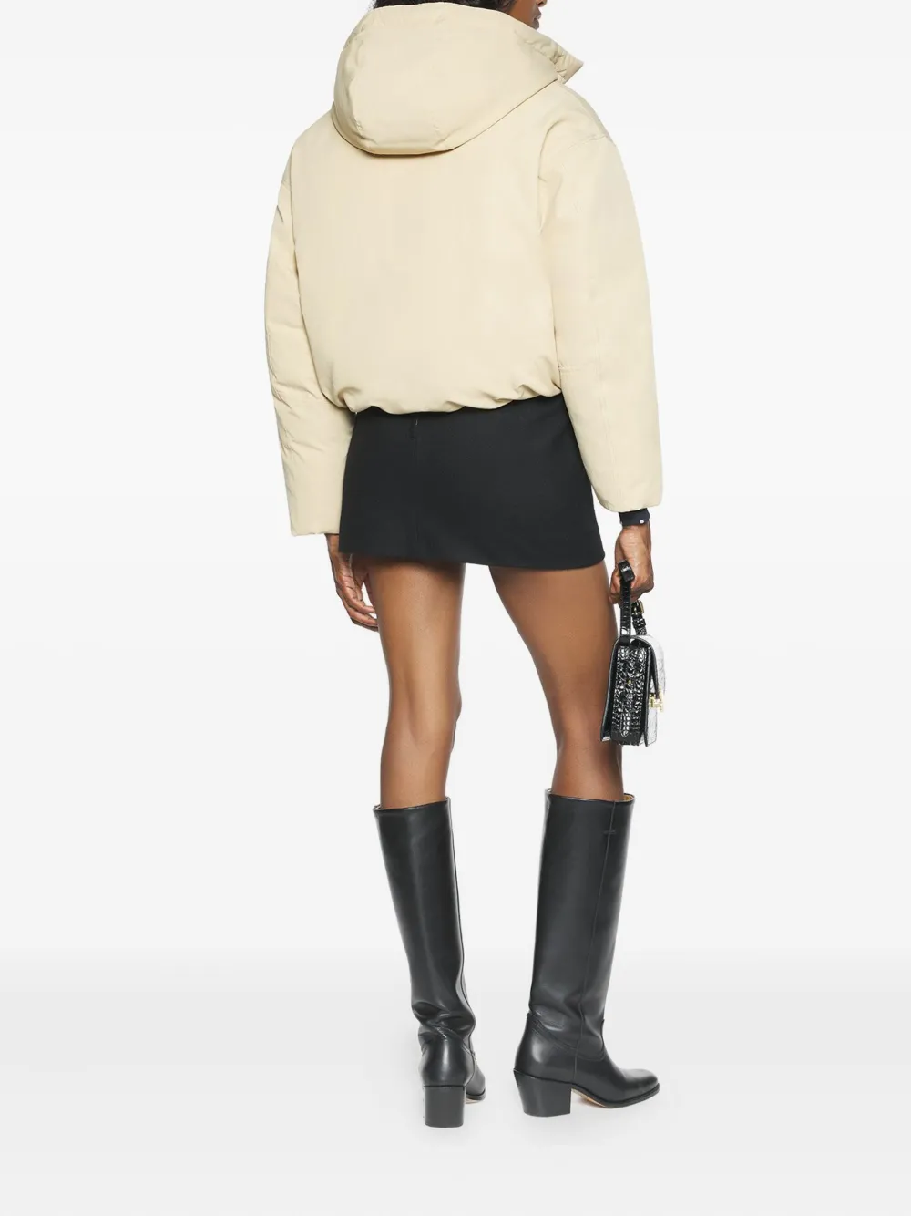Maison Kitsuné Zip-up Puffer Jacket In Neutral