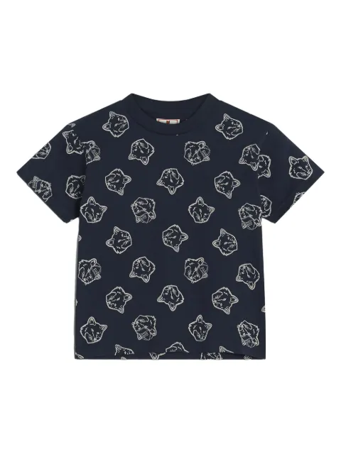 Maison Kitsuné top con zorro estampado