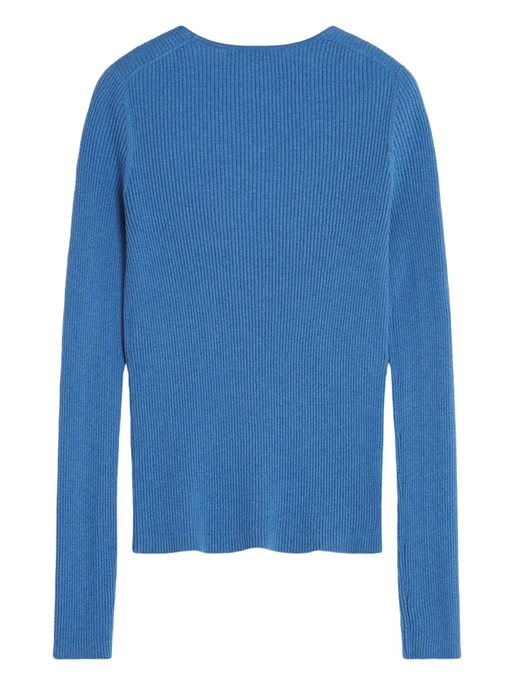 Maison Kitsuné Geribbeld vest met knopen Blauw