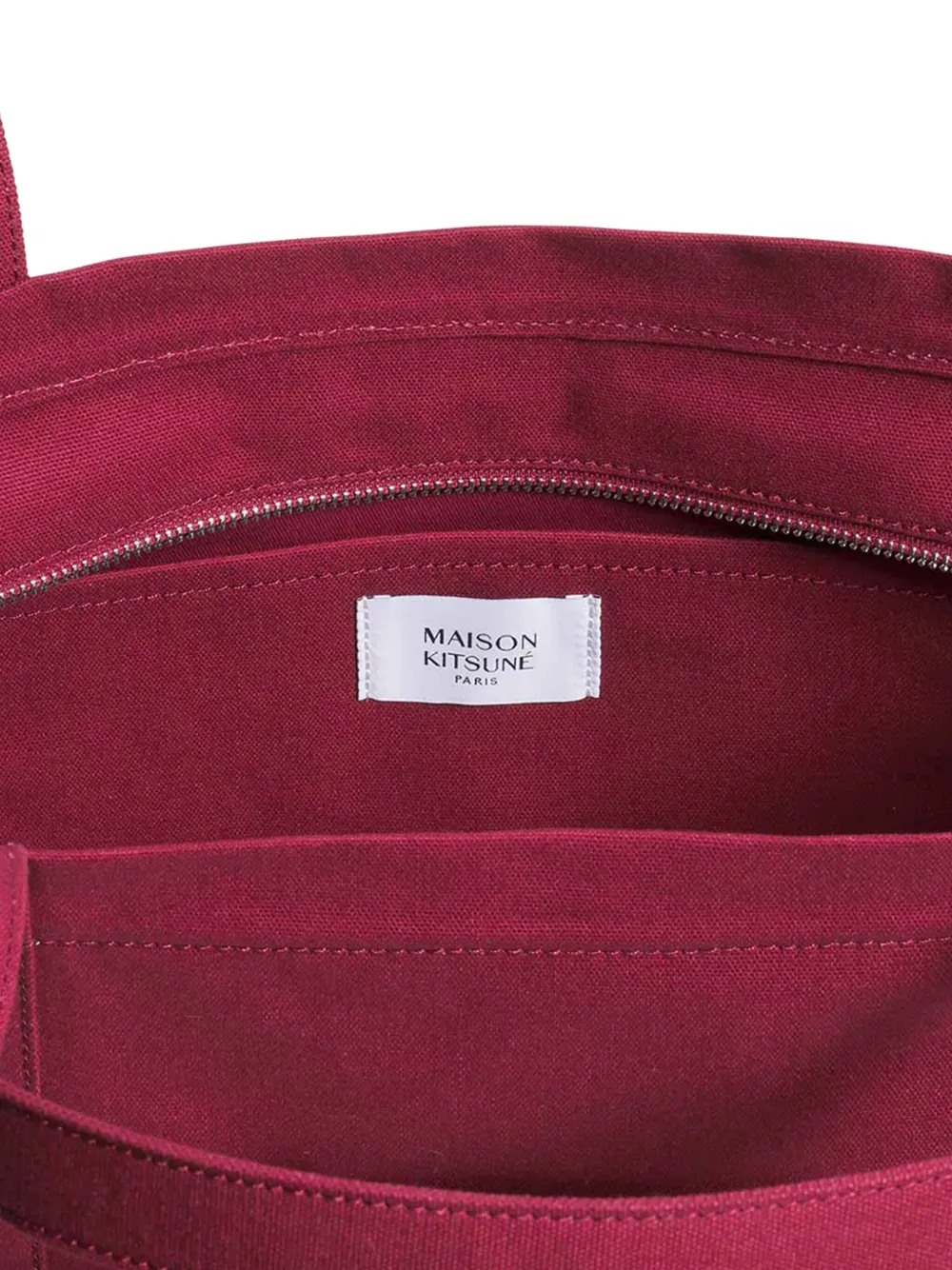 Maison Kitsuné Grote draagtas Rood