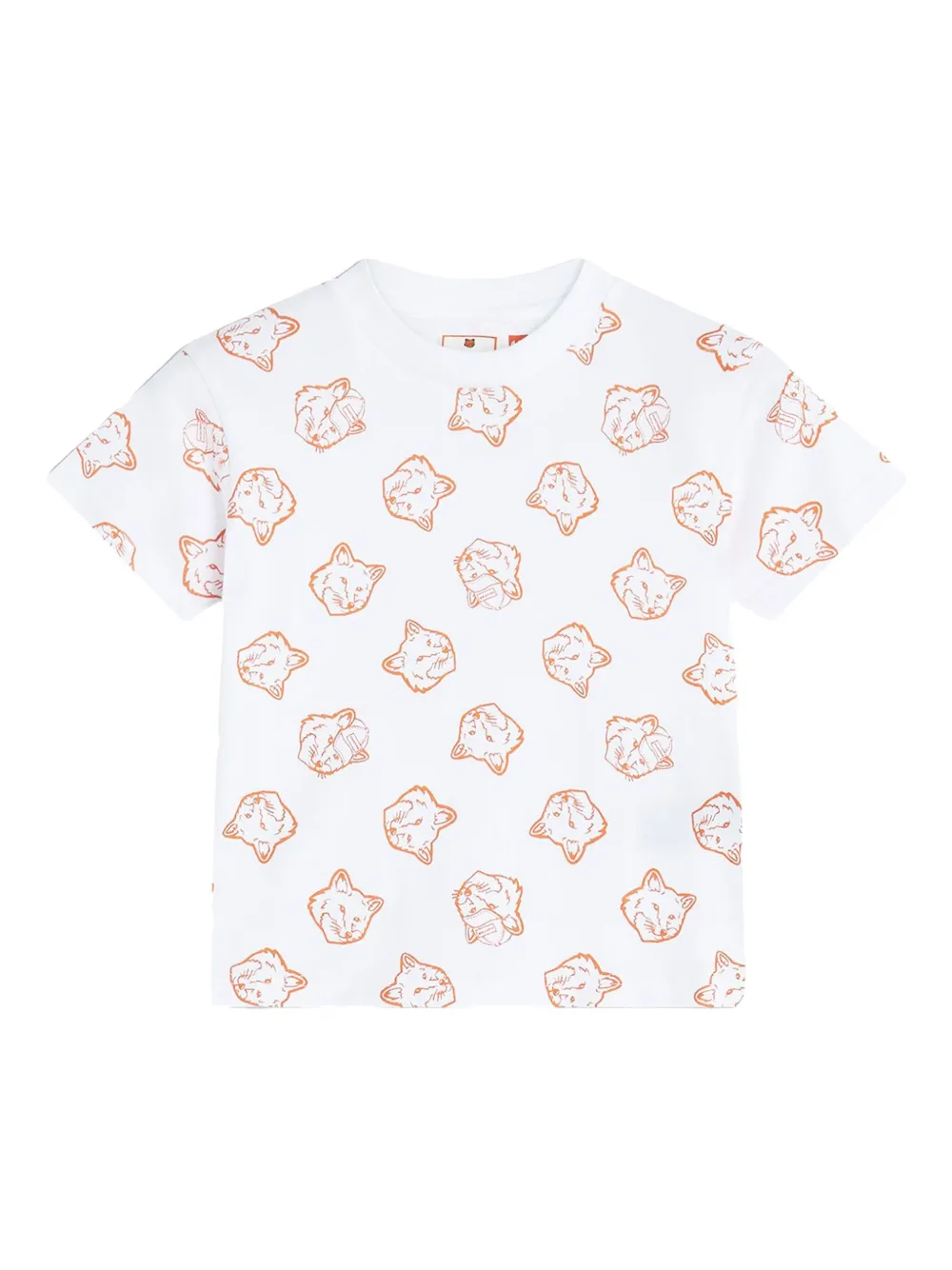 Maison+Kitsune+t-shirt+à+imprime+renard+-+Blanc
