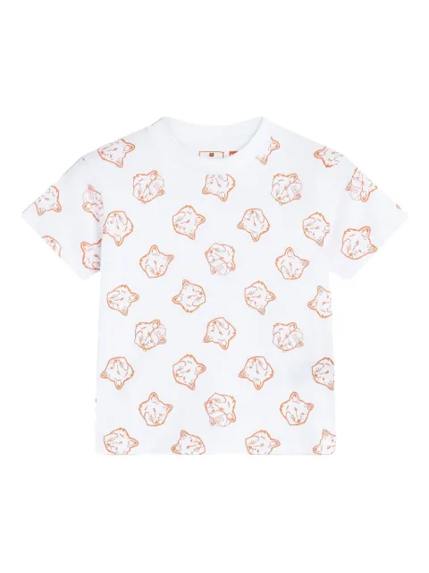 Maison Kitsuné playera con zorro estampado