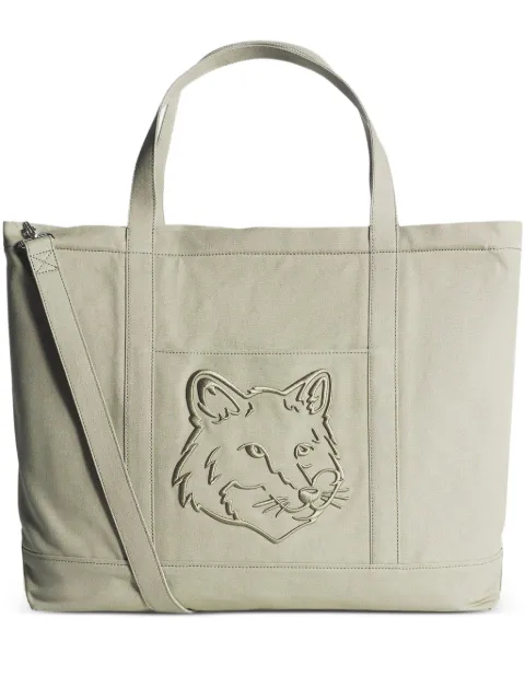 Maison Kitsuné tote Fox Head XL