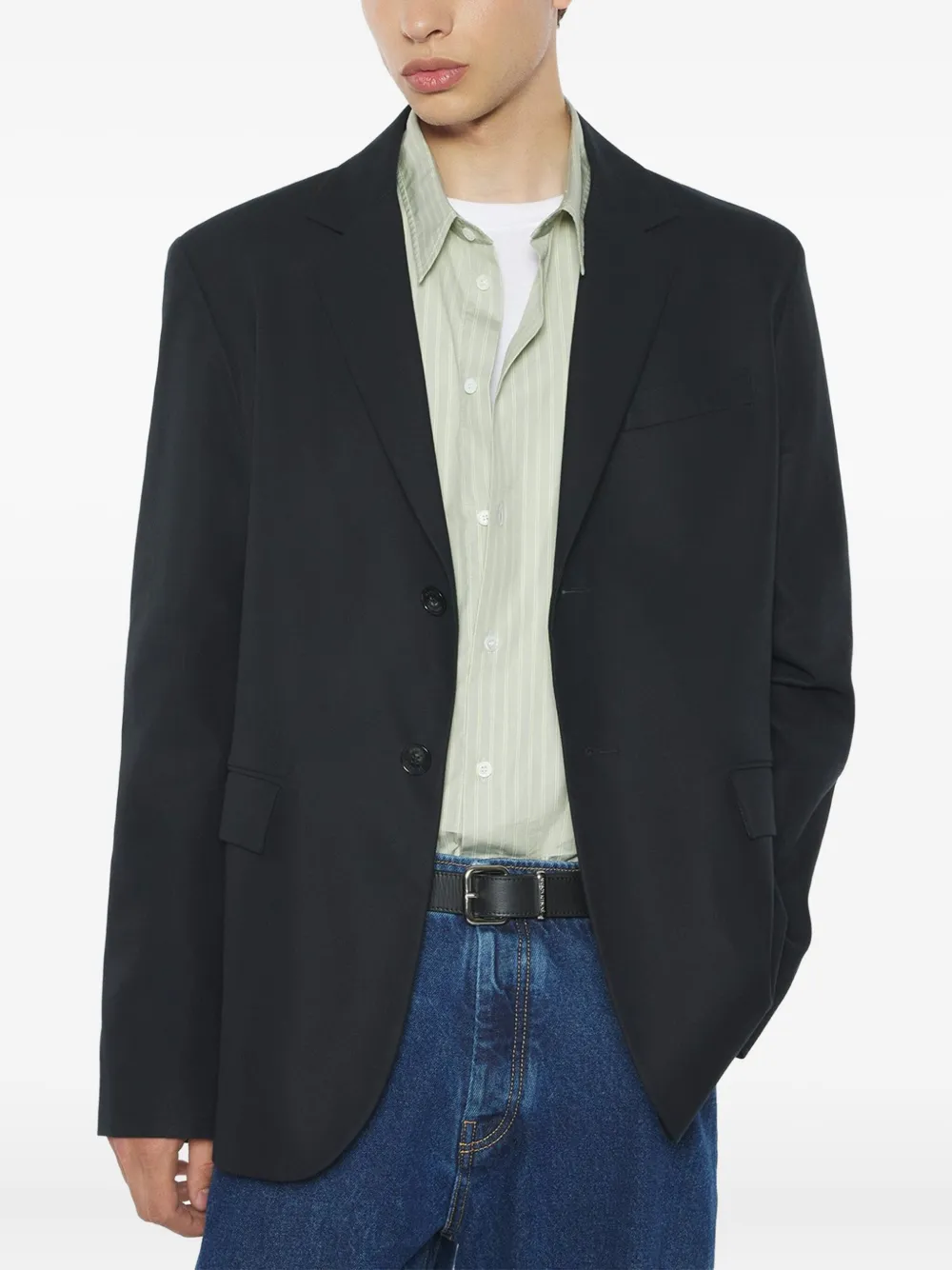 Maison Kitsuné Katoenen blazer Zwart