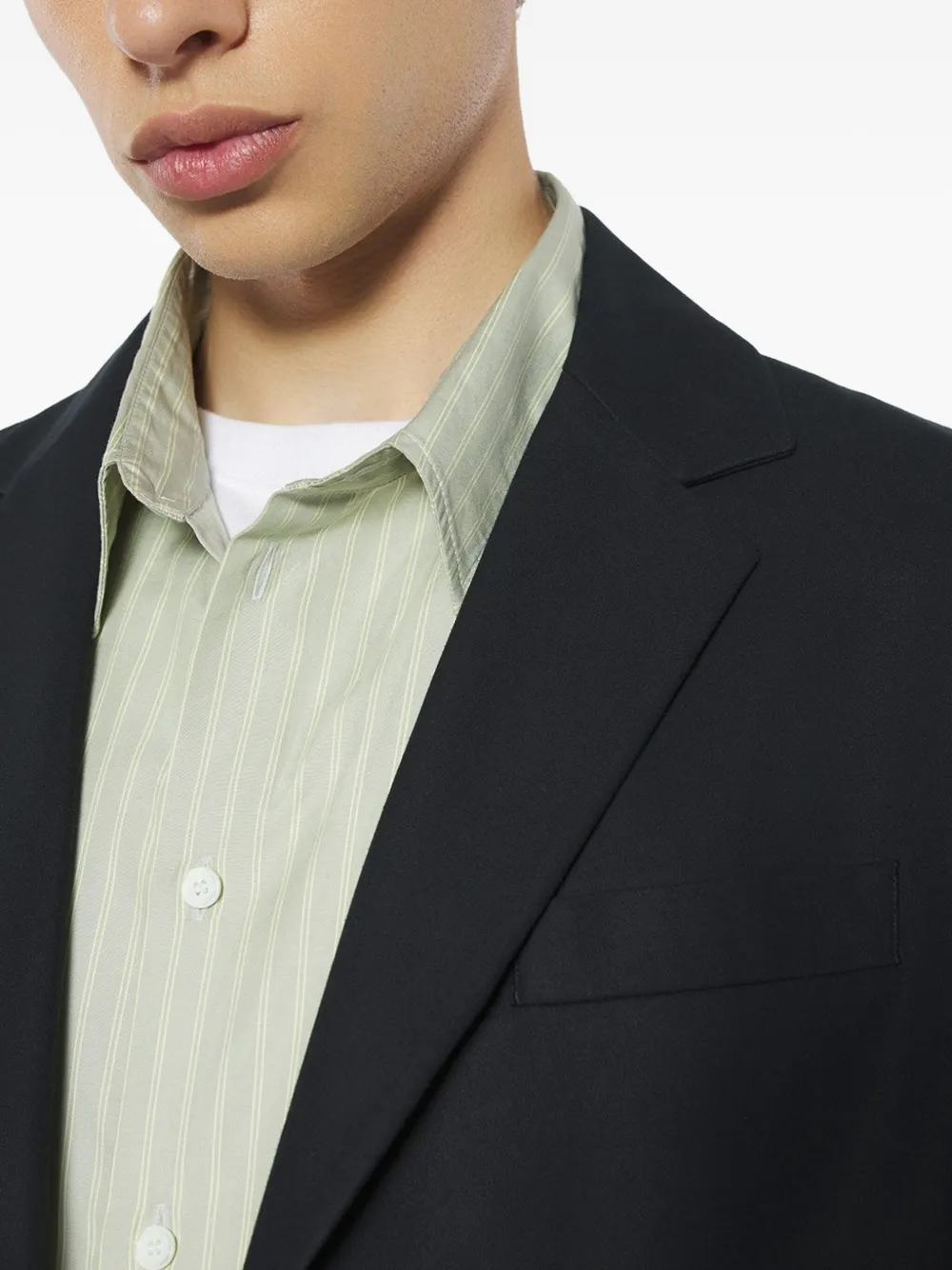 Maison Kitsuné Katoenen blazer Zwart