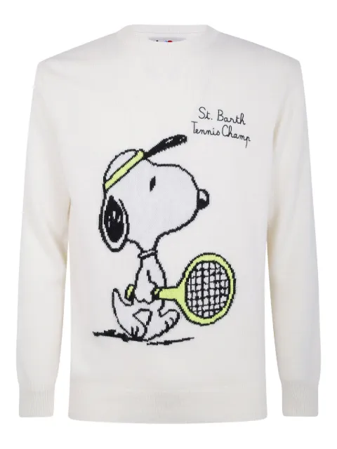 MC2 Saint Barth Snoopy tennis graphic crew-neck sweatshirt