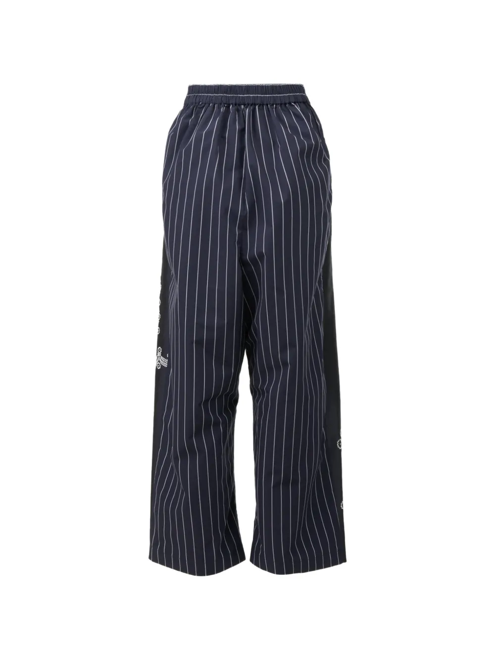 Biyan striped-pattern trousers - Blu