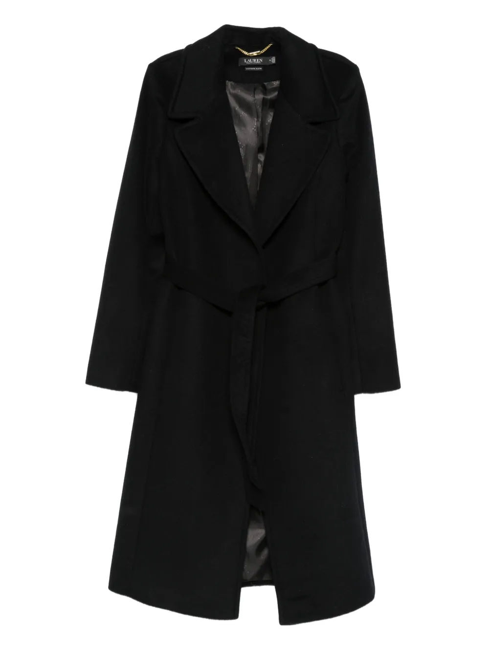Lauren Ralph Lauren Cappotto con cintura - Nero